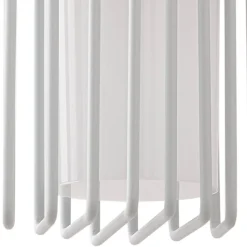 Lucande ulkoseinävalaisin Chandan, 42 cm, valkoinen, metalli, IP54
