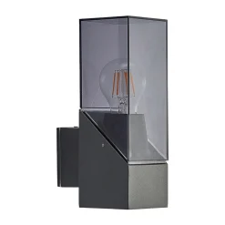 Lucande ulkoseinävalaisin Fiola, 25 cm, antrasiitti, IP54