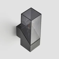 Lucande ulkoseinävalaisin Fiola, 25 cm, antrasiitti, IP54