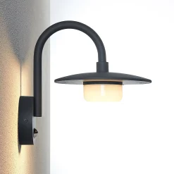 Lucande ulkoseinävalaisin Zamalino, 31 cm, antrasiitti, tunnistin