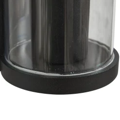 Lucande ulkoseinävalaisin Zanta, korkeus 19,7 cm, IP65, musta