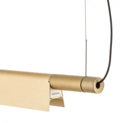Luceplan Compendium – LED-riippuvalaisin, messinki