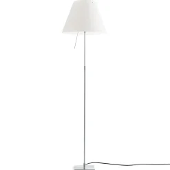 Luceplan Costanza lattiavalaisin D13ti, alumiini/valkoinen
