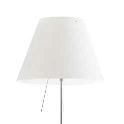 Luceplan Costanza lattiavalaisin D13ti, alumiini/valkoinen