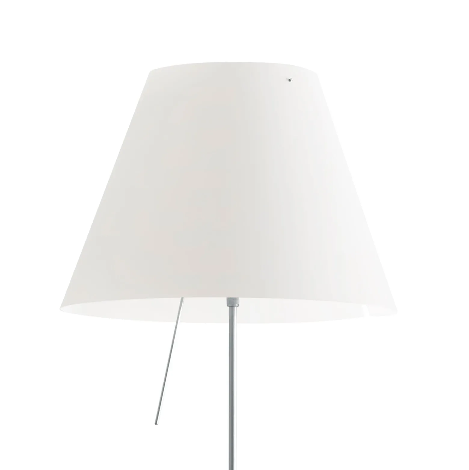 Luceplan Costanza lattiavalaisin D13ti, alumiini/valkoinen