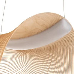 Luceplan Illan LED puinen riippuvalaisin himmennettävä Ø 60 cm