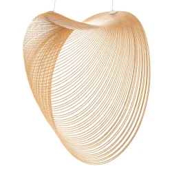 Luceplan Illan LED puinen riippuvalaisin himmennettävä Ø 60 cm