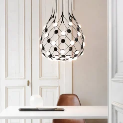 Luceplan Mesh Wireless riippuvalo, Ø 100 cm, 2 m, Bluetooth
