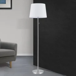 Ludwig tekstiililattiavalaisin, matta nikkeli