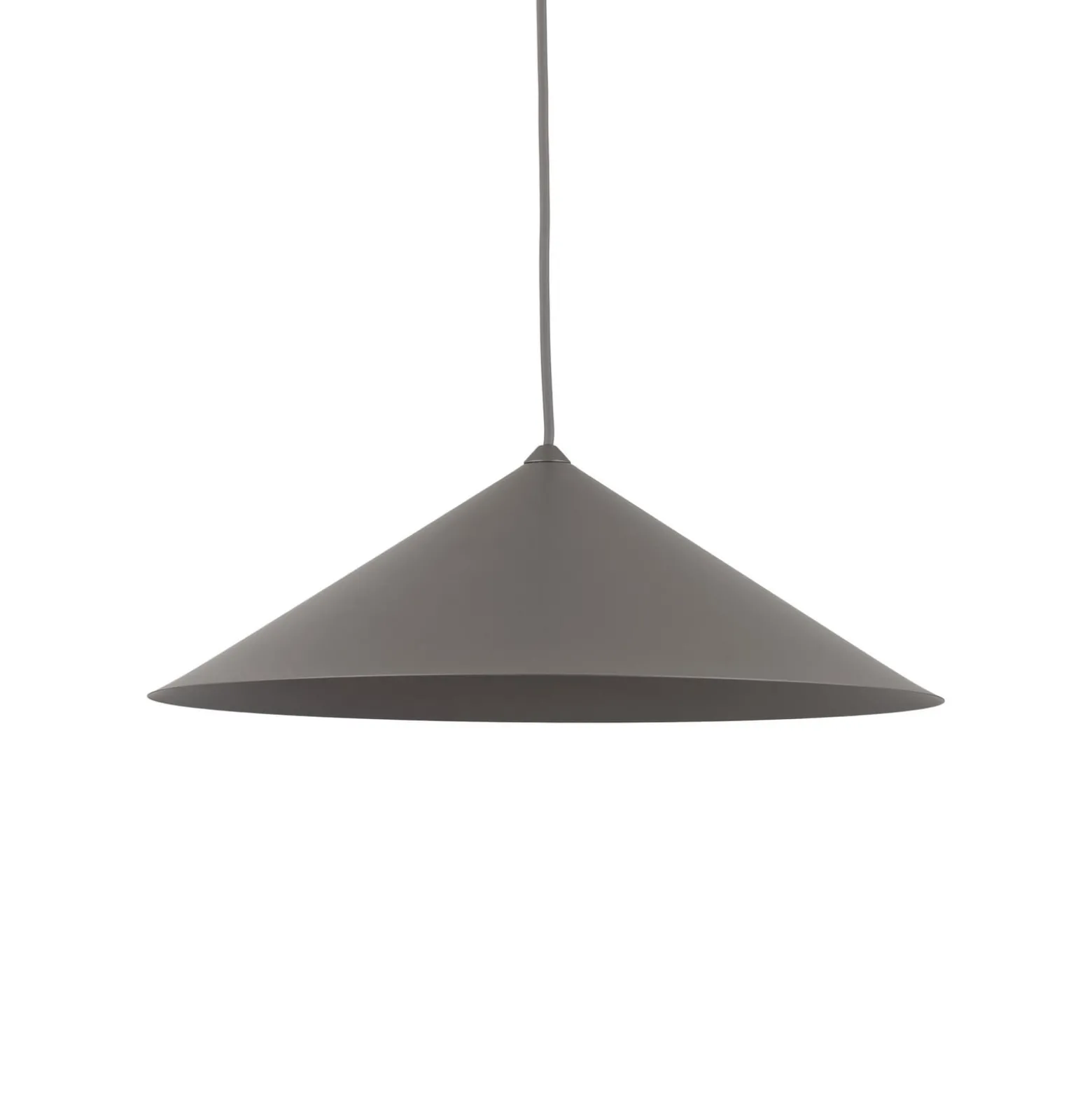 Lume L -riippuvalaisin, ruskea, metalli, Ø 40 cm, GX53