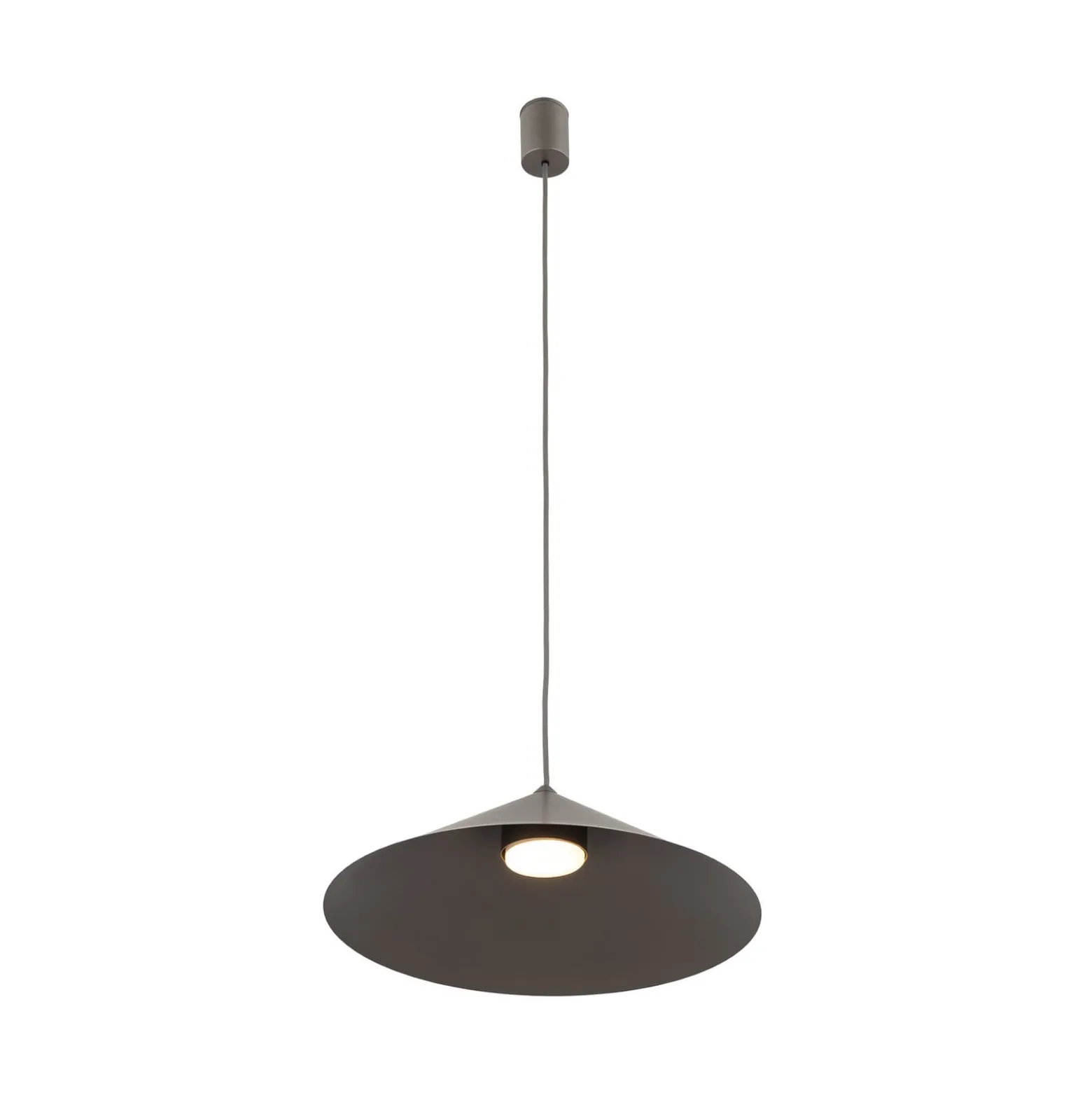 Lume L -riippuvalaisin, ruskea, metalli, Ø 40 cm, GX53