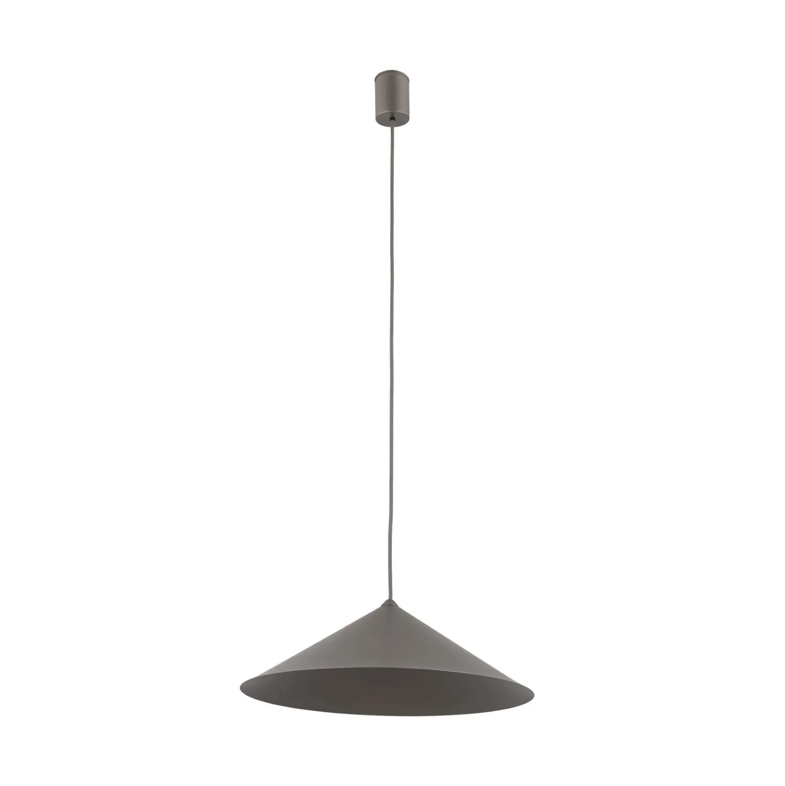 Lume L -riippuvalaisin, ruskea, metalli, Ø 40 cm, GX53