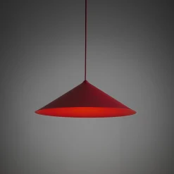 Lume L -riippuvalaisin, viininpunainen, metalli, Ø 40 cm, GX53