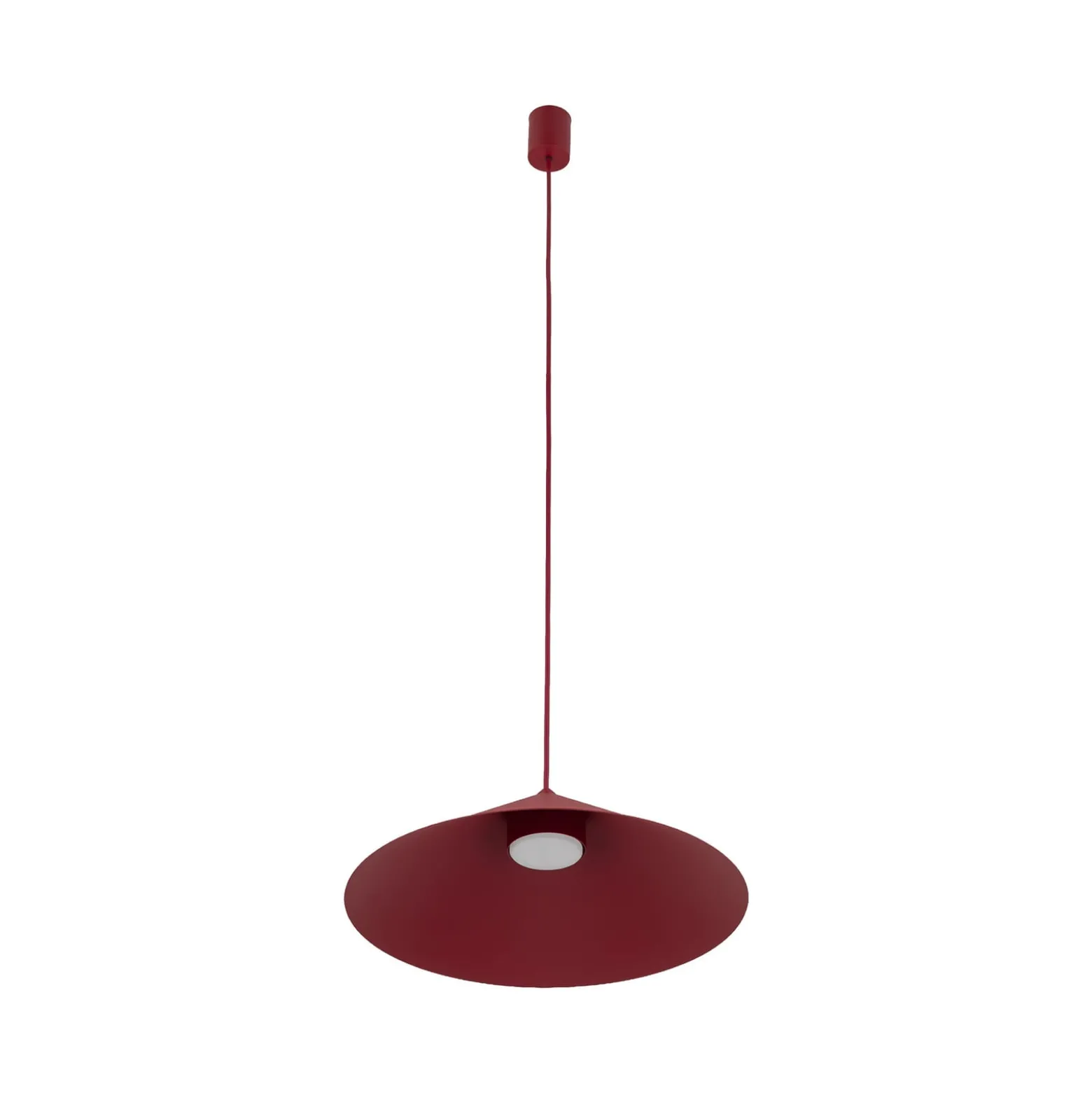 Lume L -riippuvalaisin, viininpunainen, metalli, Ø 40 cm, GX53
