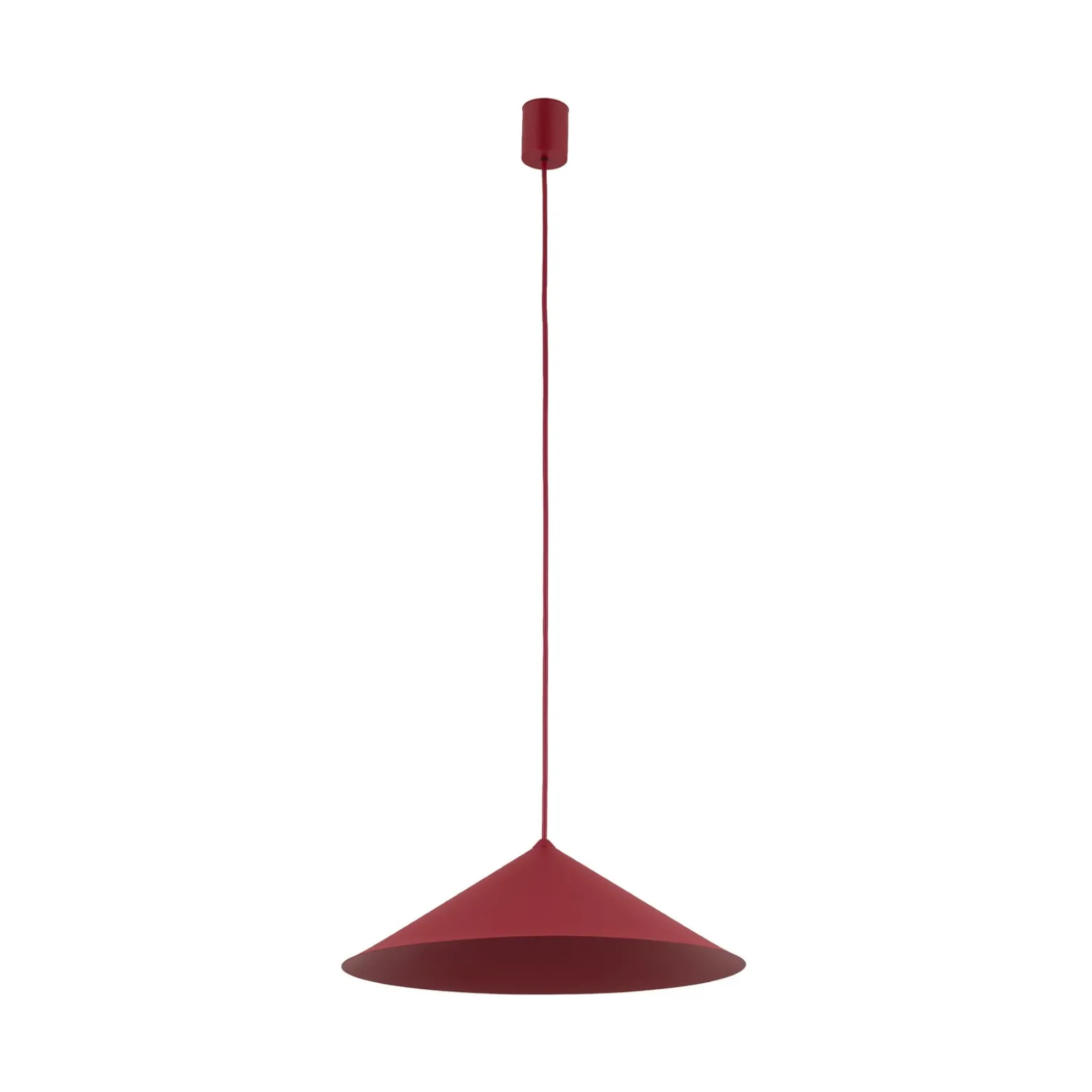 Lume L -riippuvalaisin, viininpunainen, metalli, Ø 40 cm, GX53