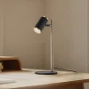 Lume pöytävalaisin, musta/kultainen antiikki, korkeus 42 cm, metallia