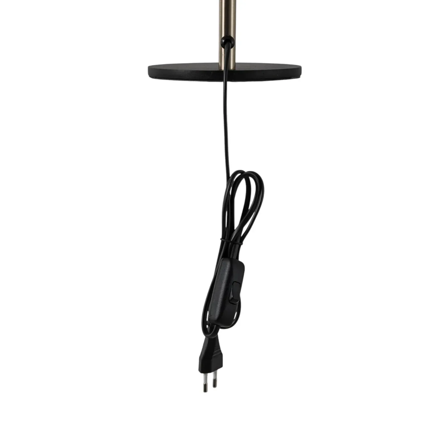 Lume pöytävalaisin, musta/kultainen antiikki, korkeus 42 cm, metallia
