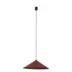 Lume XL -riippuvalaisin, viininpunainen, metalli, Ø 49 cm, GX53