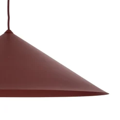 Lume XL -riippuvalaisin, viininpunainen, metalli, Ø 49 cm, GX53