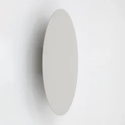 Luna seinävalaisin, beige, epäsuora valo, Ø 30 cm, teräs