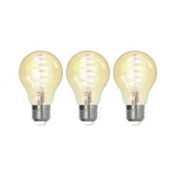 LUUMR Smart E27 4.9W ZigBee Tuya Hue meripihkainen sarja 3 kpl
