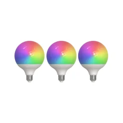 LUUMR Smart LED, 3, E27, G125, 9W, RGBW, CCT, matta, Tuya