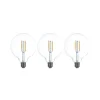 LUUMR Smart LED E27 G125 7W ZigBee Tuya Philips Hue sarja 3 kpl
