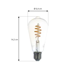 LUUMR Smart LED E27 ST64 4,9 W kirkas ZigBee Philips Hue