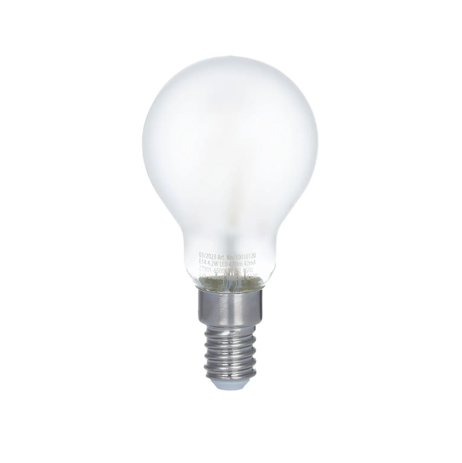 LUUMR Smart LED-golfpallolamppu E14 4,2 W matt CCT Tuya WLAN