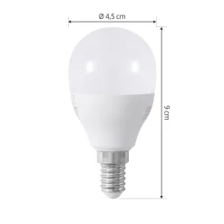 LUUMR Smart LED-golfpallolamppu E14 4,9 W Tuya WLAN matt CCT
