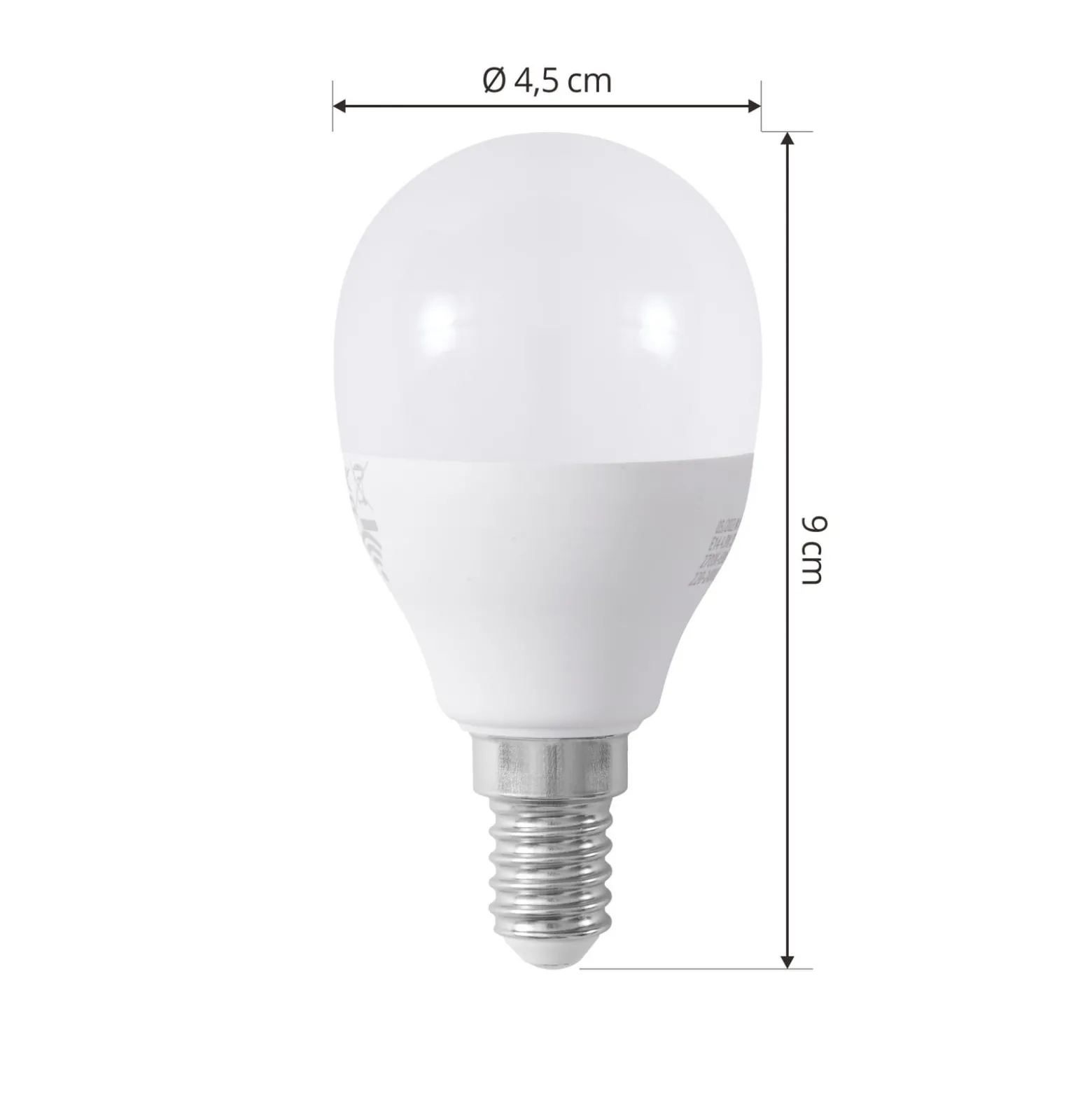 LUUMR Smart LED-golfpallolamppu E14 4,9 W Tuya WLAN matt CCT