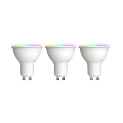 LUUMR Smart LED GU10 muovi 4.7W RGBW CCT Tuya opaali sarja 3 kpl