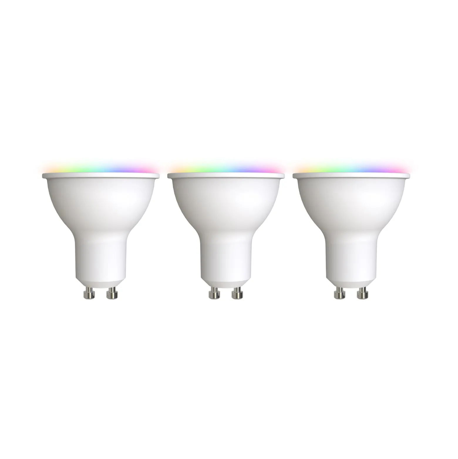 LUUMR Smart LED GU10 muovi 4.7W RGBW CCT Tuya opaali sarja 3 kpl