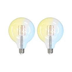LUUMR Smart LED hehkulamppu 2 kpl E27 G125 7W kirkas Tuya