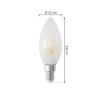 LUUMR Smart LED-kynttilälamppu E14 4,2 W matt CCT Tuya WLAN