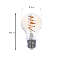 LUUMR Smart LED-lamppu A60 E27 keltainen 4,9 W Tuya WLAN