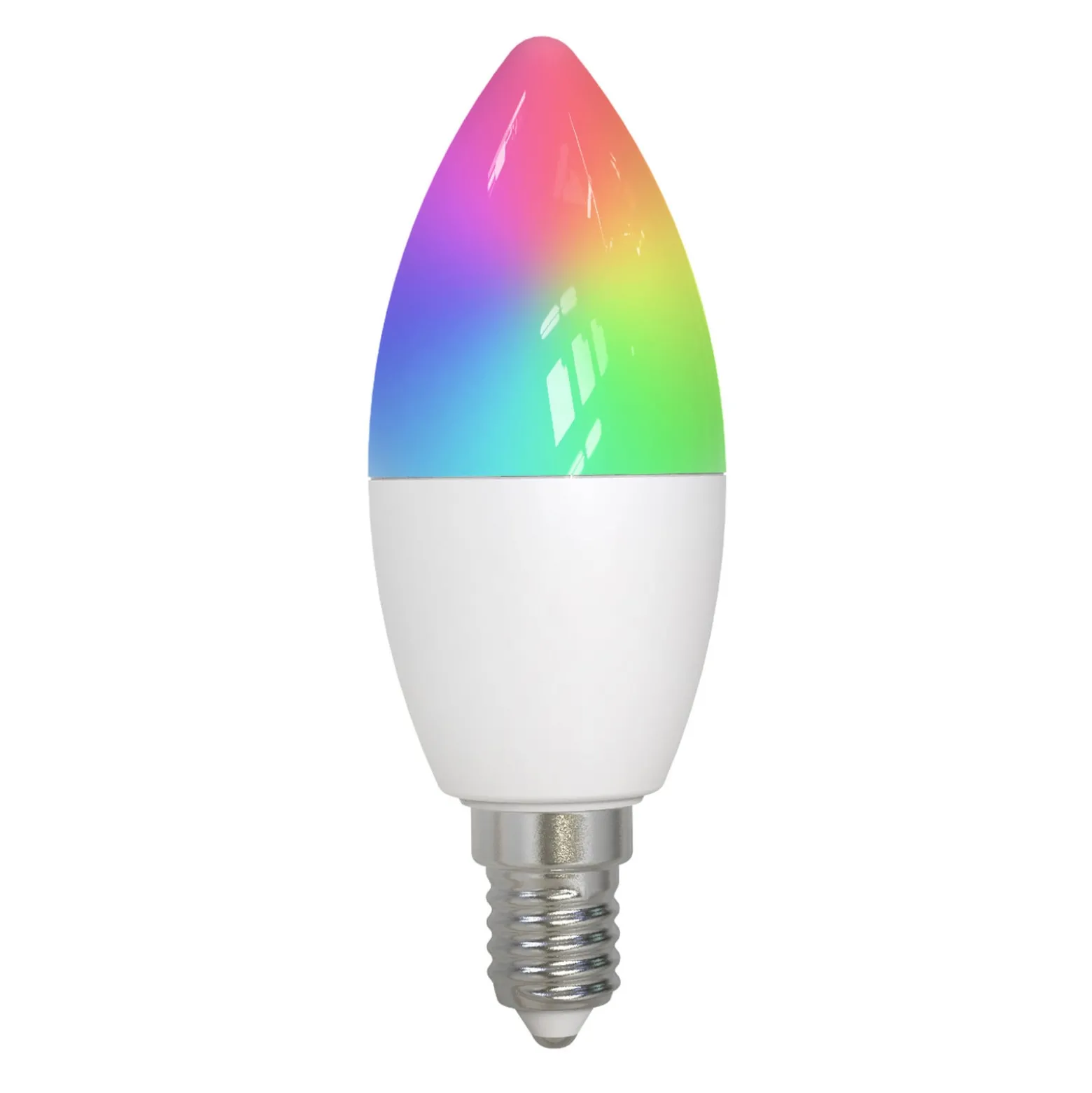 LUUMR Smart LED-lamppu E14 4,9 W RGB Tuya WLAN matt CCT