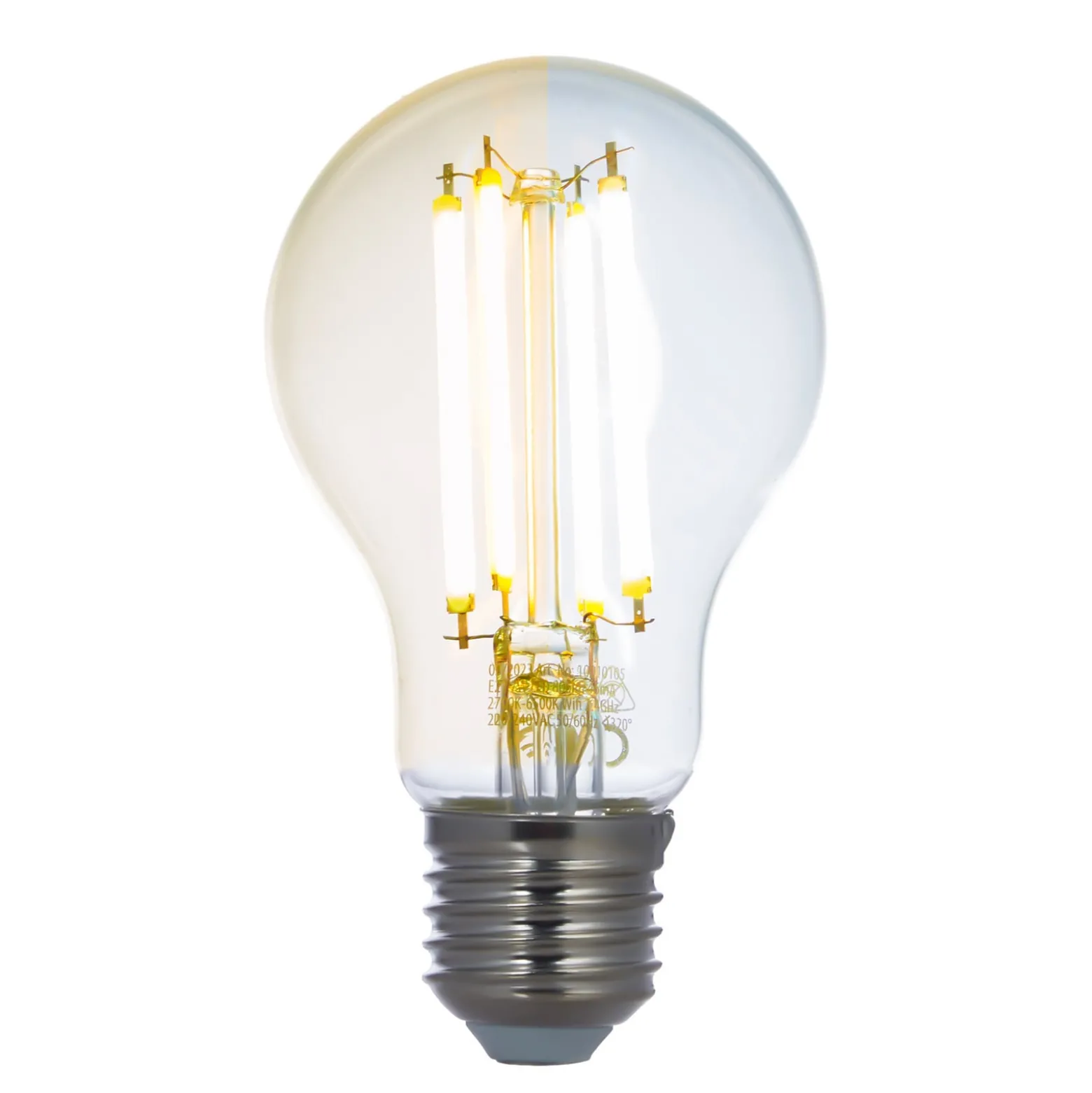 LUUMR Smart LED-lamppu kirkas E27 A60 7W Tuya WLAN CCT