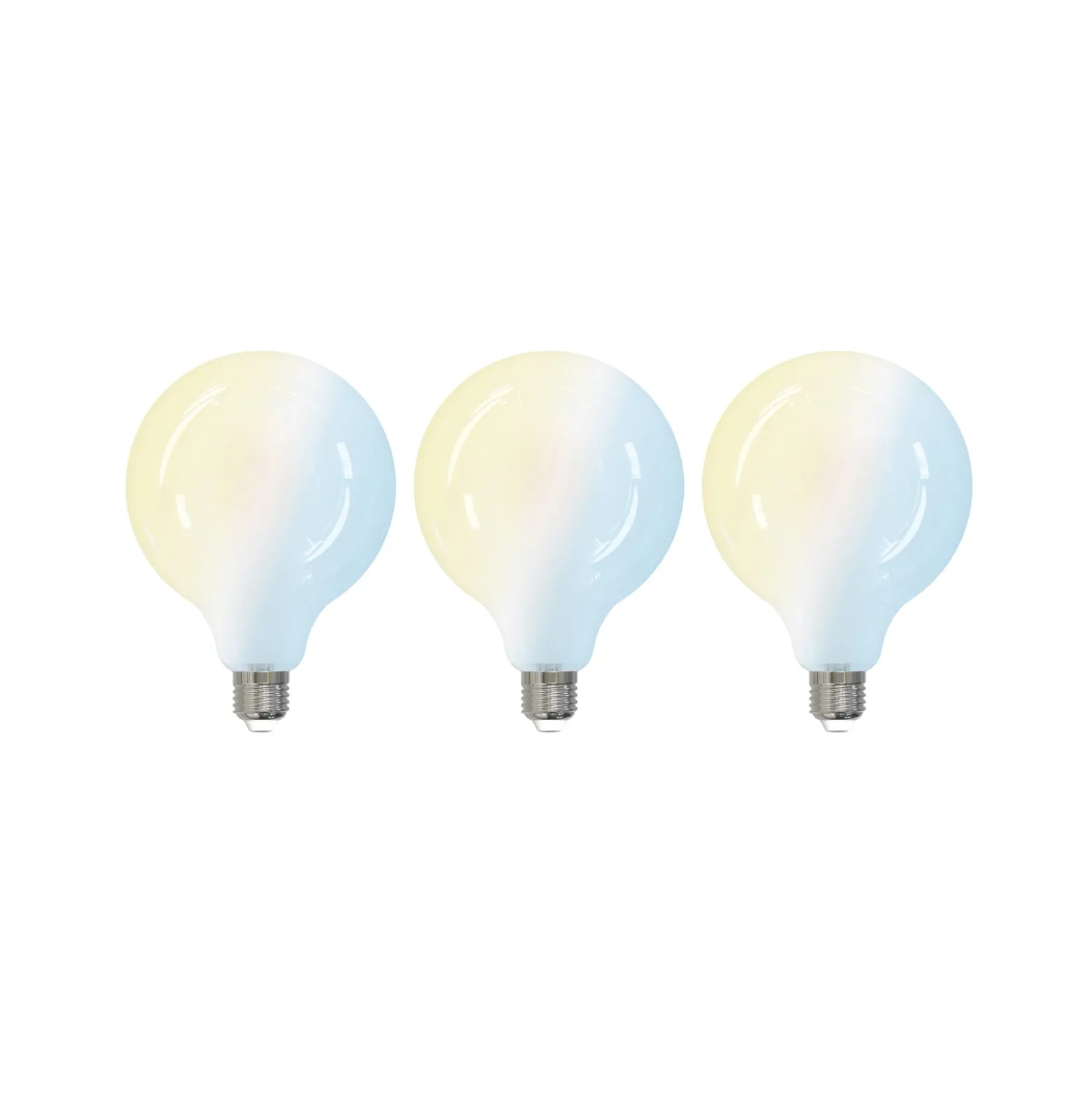 LUUMR Smart LED-lamppu 3kpl E27 G125 7W CCT matta Tuya