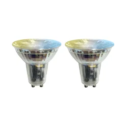 LUUMR Smart LED-lamppu 2kpl GU10 lasi 4,7W kirkas Tuya