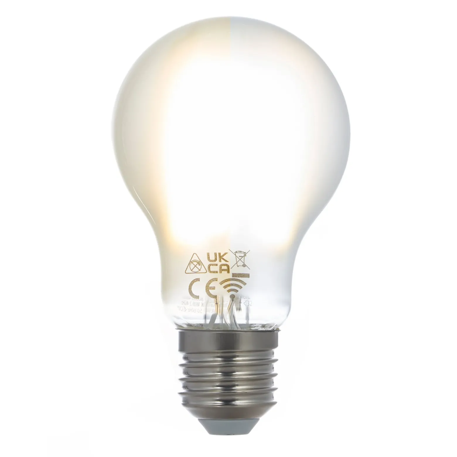 LUUMR Smart LED-lamppu, mattapintainen, E27 A60 7W Tuya WLAN CCT