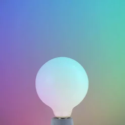 LUUMR Smart LED-lamppu, mattapintainen, E27 G125, 7 W, Tuya WLAN CCT
