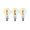 LUUMR Smart LED-pisaralamppu 3 kpl E14 4.2W CCT kirkas Tuya