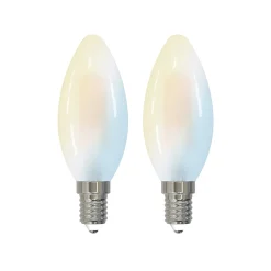 LUUMR Smart LED-pisaralamppu 2 kpl E14 4.2W CCT kirkas Tuya