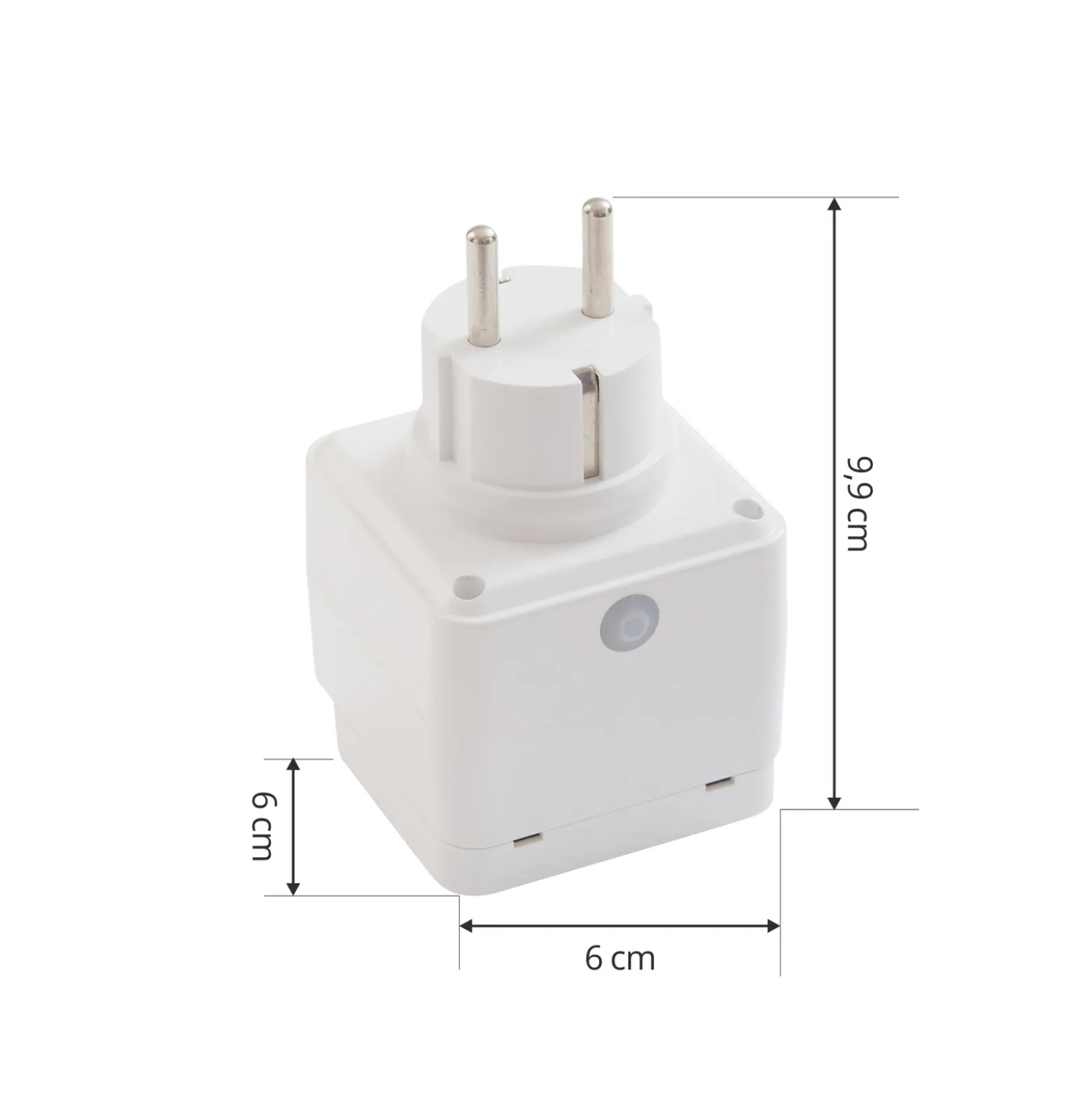 LUUMR Smart Plug Lykka, EU, WiFi, Tuya, sisä- ja ulkotila, valkoinen