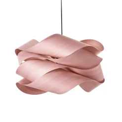LZF Link-riippuvalo, vaaleanpunainen/nikkelivärinen, Ø 46 cm, puu