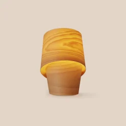 LZF Tiny pöytävalaisin, luonnon pyökki, korkeus 22,5 cm