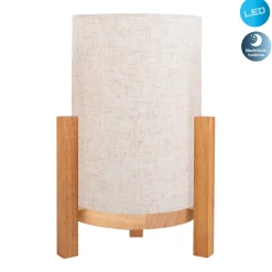 Madita LED-pöytävalaisin, korkeus 32 cm, luonnonvalkoinen/pellavainen