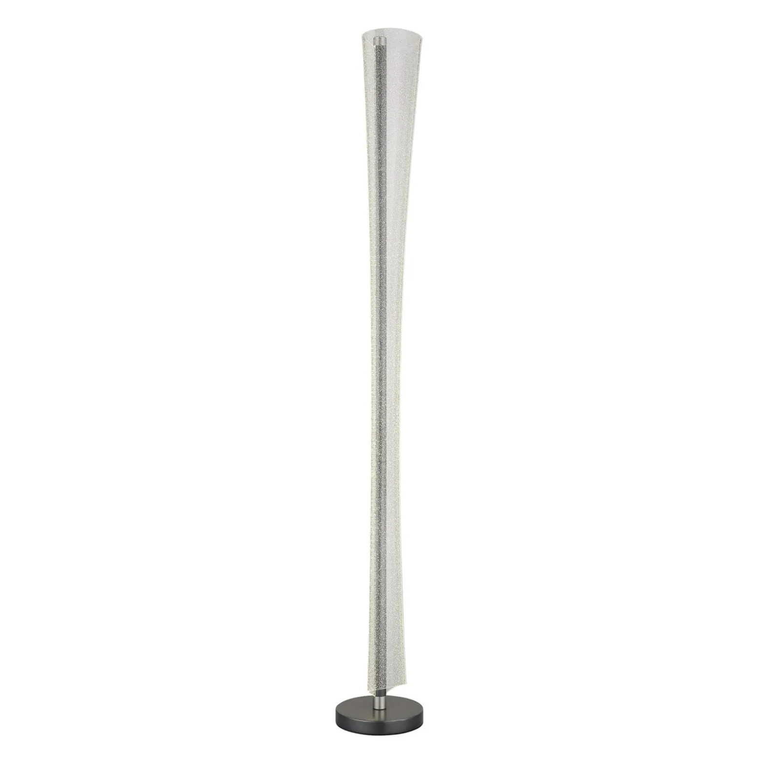 Malinda-LED-lattiavalo, kirkas/antrasiitti, korkeus 155 cm, CCT