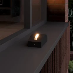 Marka LED-ulkovalaisin, tummanharmaa alumiini
